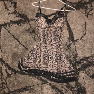 This is a Cheetah color lingerie dress
